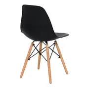 CADEIRA DE COZINHA EASY WOOD - FAIA/PRETO - Foto 5