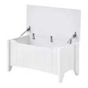 BAÚ 82 CM X 40 CM MON DIEU - BRANCO - Foto 6
