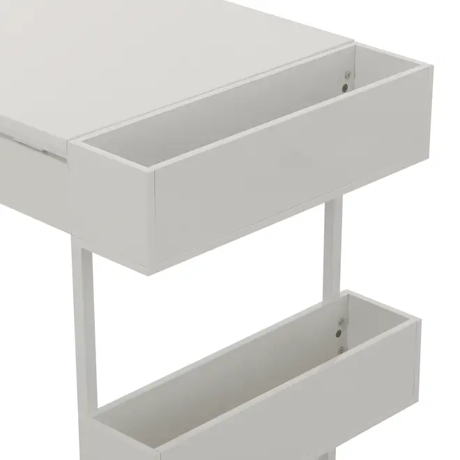 ESCRIVANINHA 1,14 M X 55 CM BITSY - BRANCO/BRANCO - Foto 10