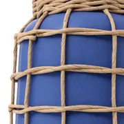 VASO 26 CM GERIBÁ - AZUL/ FIBRA CLARA - Foto 4