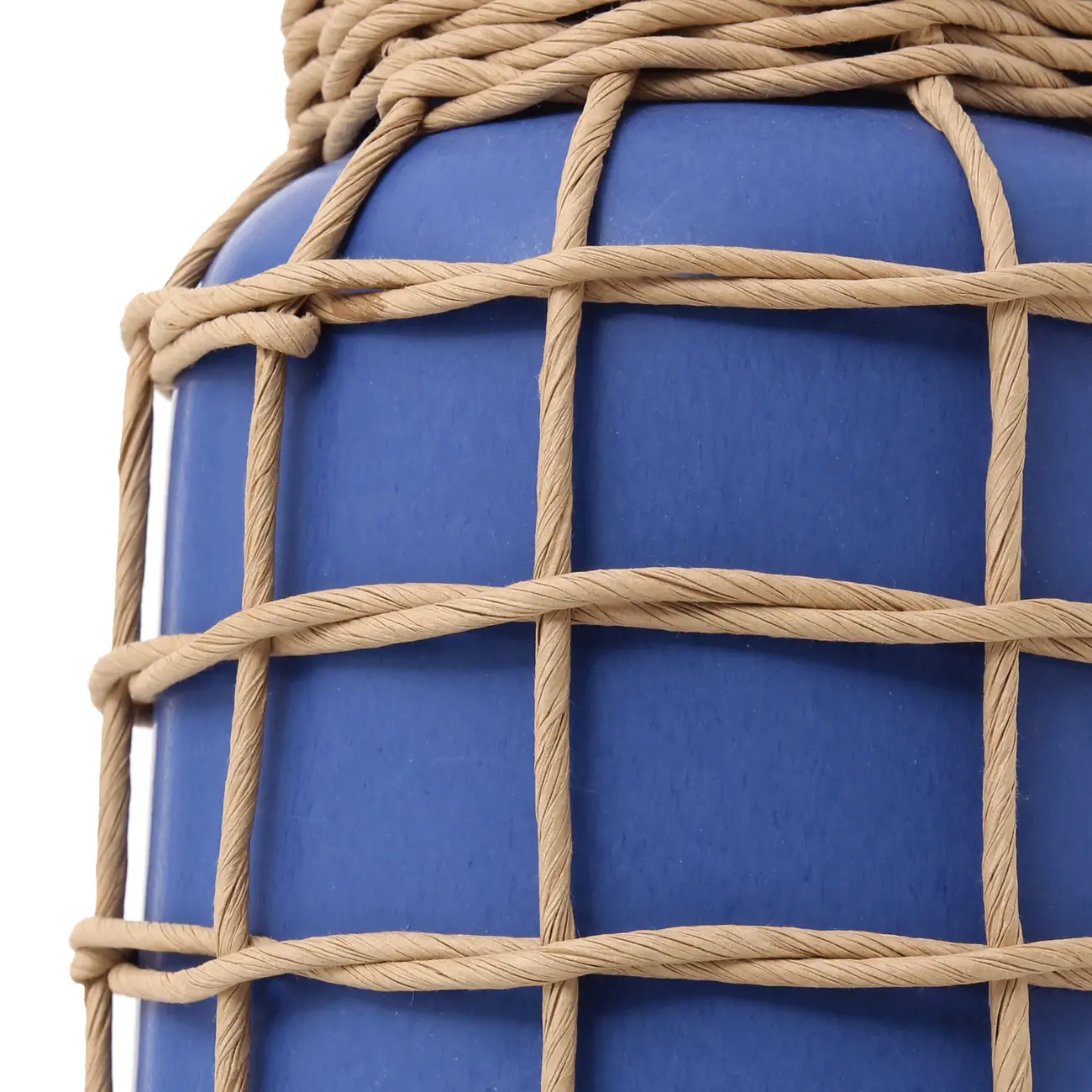 VASO 26 CM GERIBÁ - AZUL/ FIBRA CLARA - Foto 4
