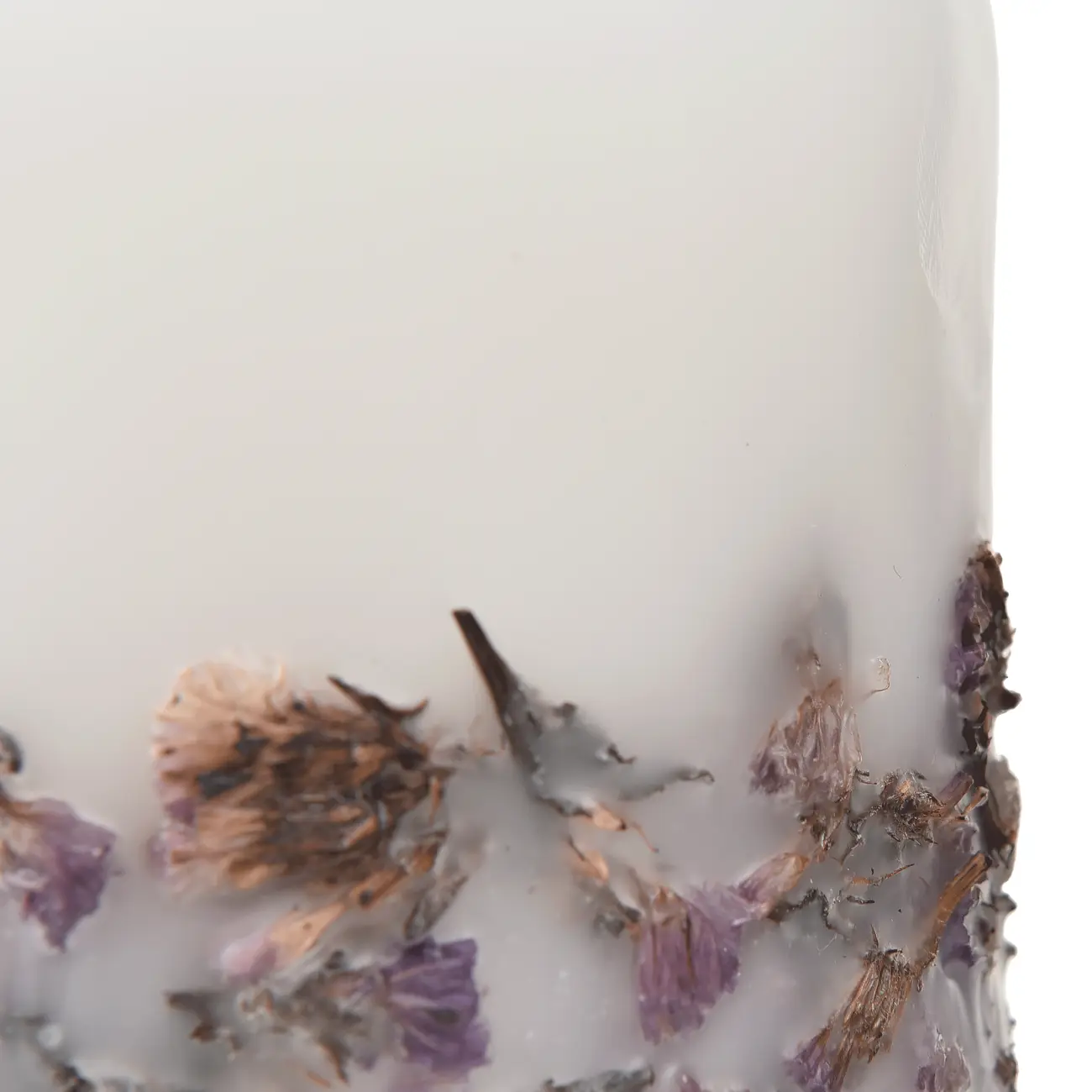 VELA PERFUMADA LAVANDA 7 CM X 9 CM BONNIEUX - BRANCO/LAVANDA - Foto 3