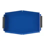 BANDEJA 34 CM X 21 CM LOSANG - AZUL COBALTO/KONKRET - Foto 5