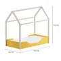 CAMA MONTESSORI JÚNIOR 78 CM PIN PLAY - BANANA/NATURAL WASHED - Foto 5