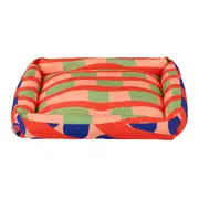 CAMA PARA PET 65 CM X 55 CM MISTURINHA - MELÃO/MULTICOR - Foto 1