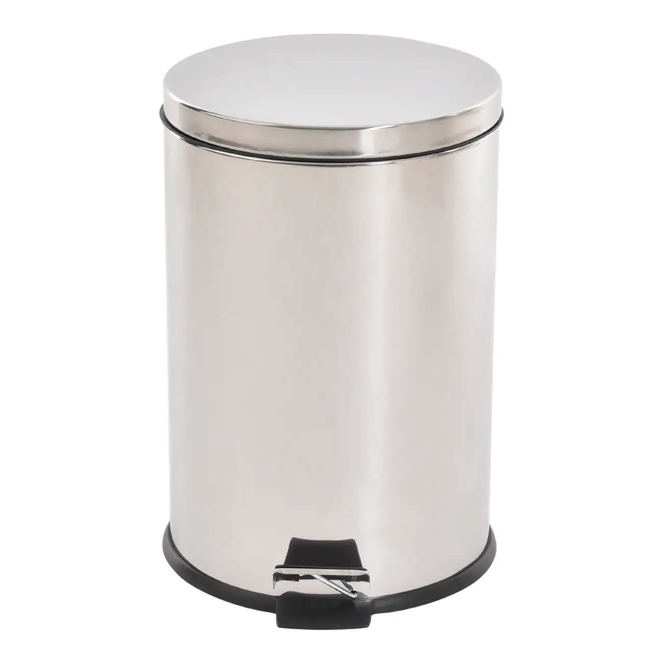 LIXEIRA 3 L MALDEN - INOX/PRETO - Foto 1