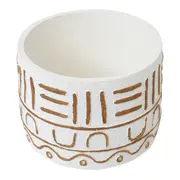 CAIXA 15 CM X 15 CM X 20 CM LIWALE - BRANCO/CANELA DO CEILÃO - Foto 6
