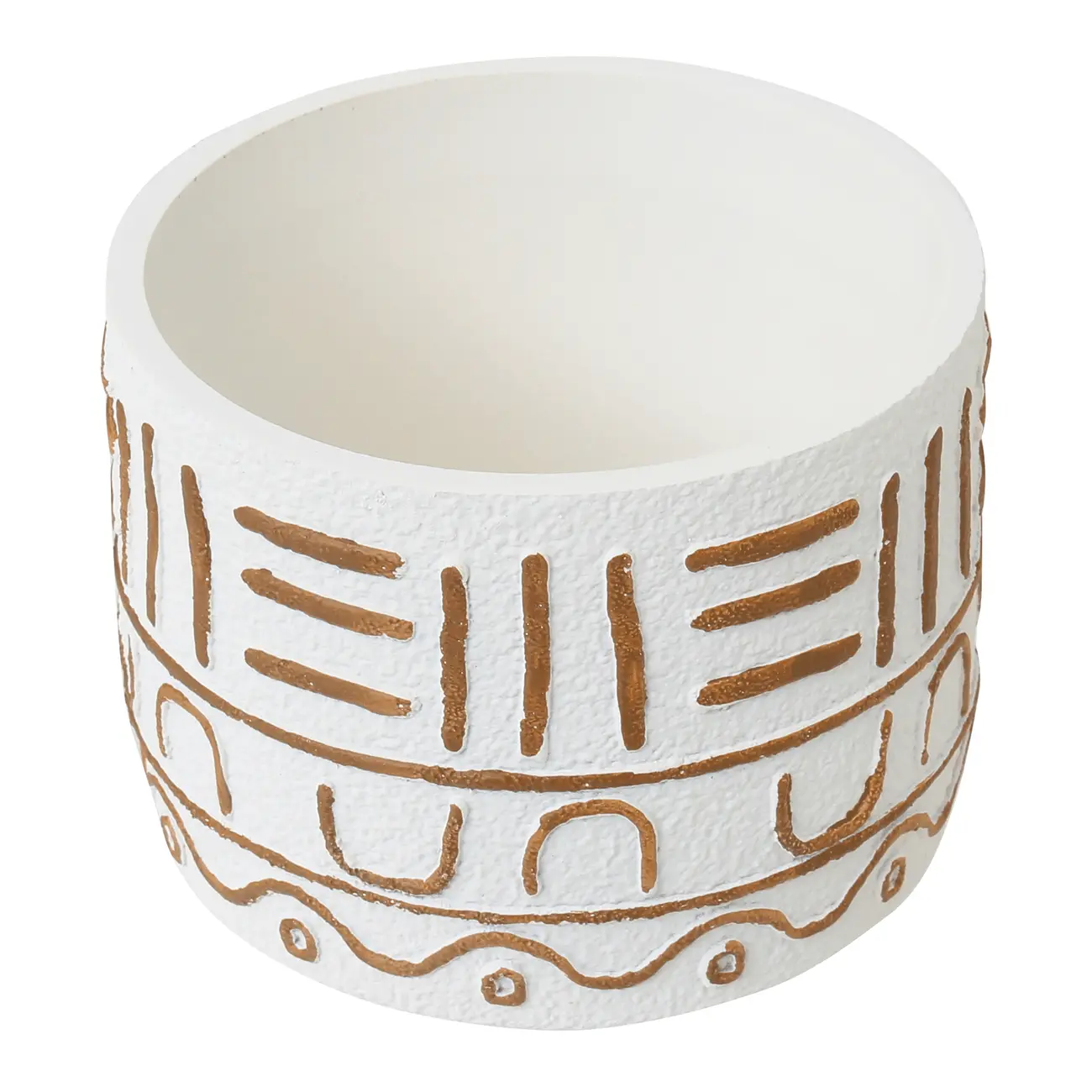CAIXA 15 CM X 15 CM X 20 CM LIWALE - BRANCO/CANELA DO CEILÃO - Foto 6