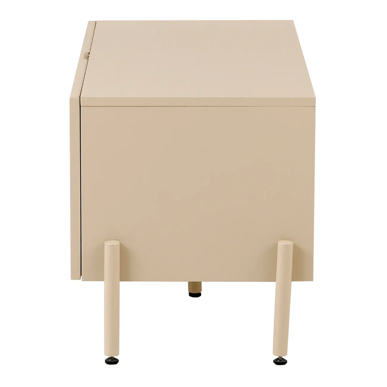 ARMÁRIO DE BANHEIRO 1 PORTA BASCULANTE 85 CM X 40 CM RIBS - AREIA/AREIA - Foto 5