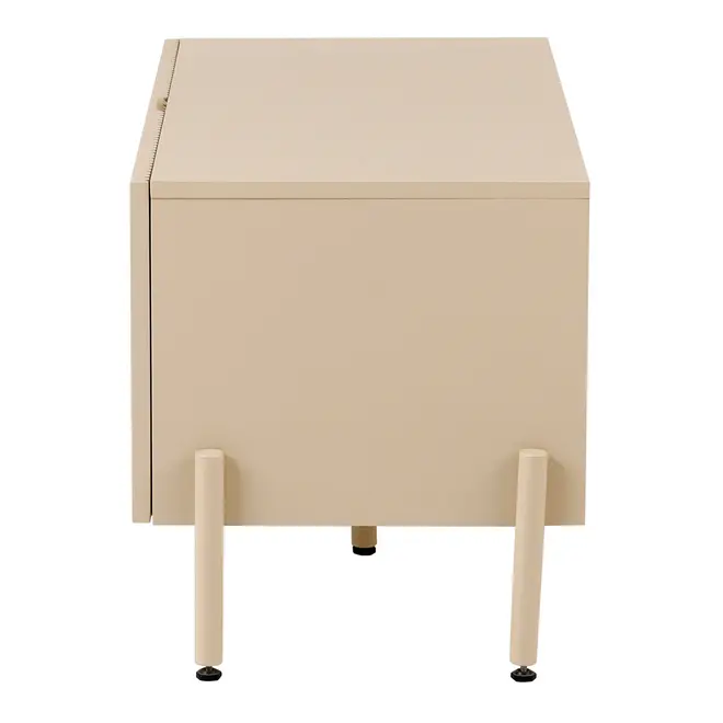 ARMÁRIO DE BANHEIRO 1 PORTA BASCULANTE 85 CM X 40 CM RIBS - AREIA/AREIA - Foto 5
