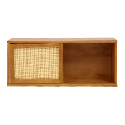 NICHO 1 PORTA DE CORRER COM PALHINHA 34 CM X 80 CM X 25 CM PALHANDI