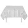 TOALHA DE MESA 1,40 M X 2,10 M UTTU - BRANCO/PRETO - Foto 1