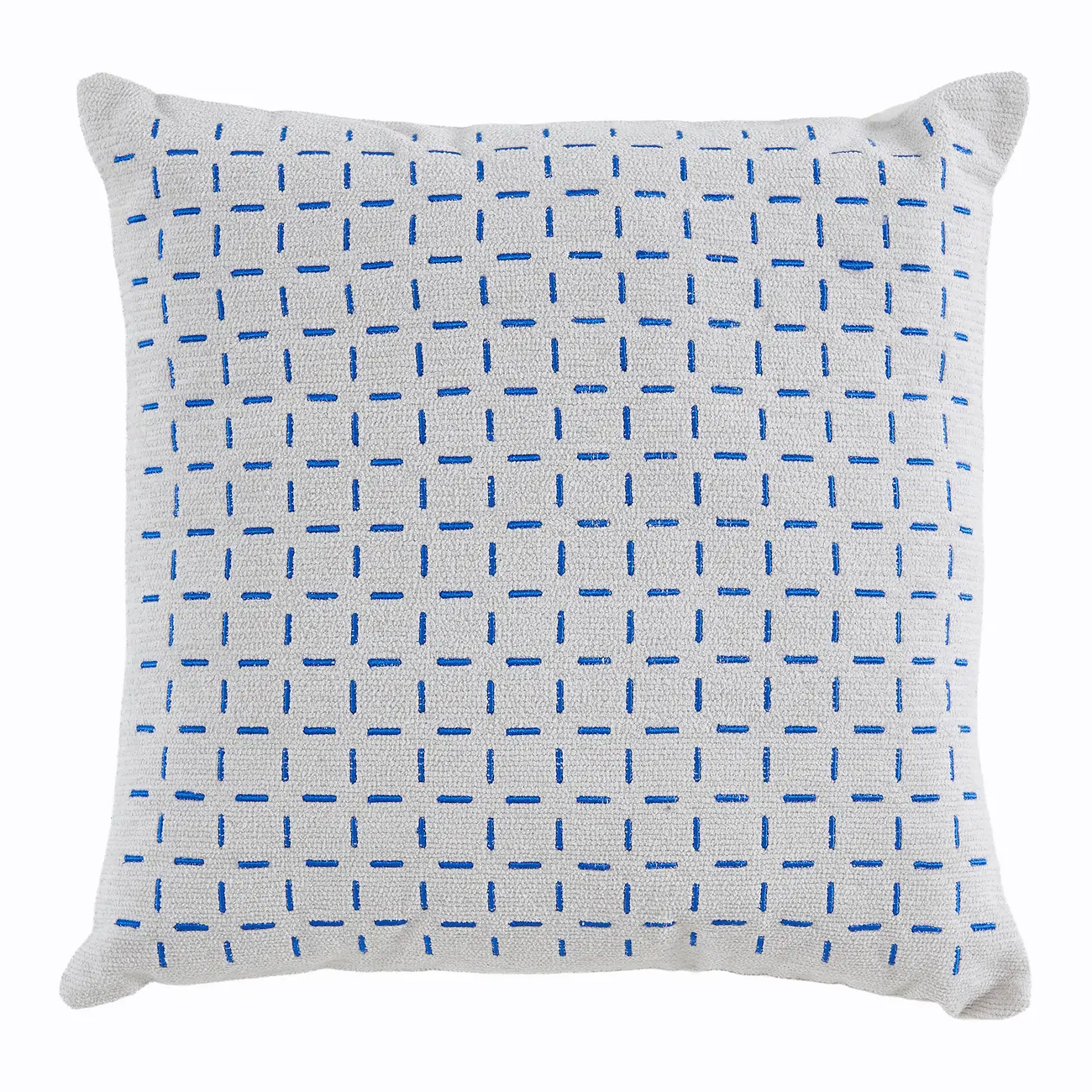 ALMOFADA 45 CM X 45 CM SENSORY - FLANDRES/AZUL COBALTO - Foto 1