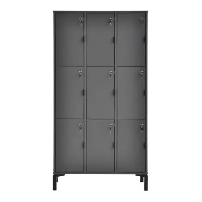 LOCKER/ARMÁRIO PARA ESCRITÓRIO ALTO 9 PORTAS SLEEK