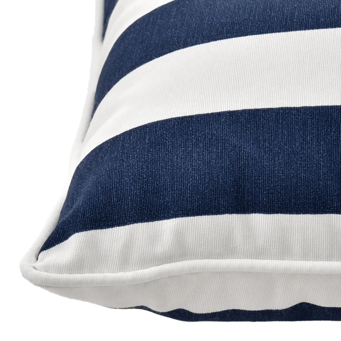 ALMOFADA 30 CM X 50 CM BLUESTRIPE - BRANCO/AZUL ESCURO - Foto 3