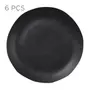 JOGO DE PRATO RASO C/6 PÇS GEO ORGÂNICO