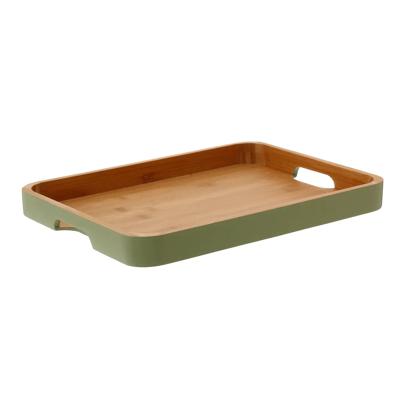 BANDEJA 38 CM X 28 CM BAMBUMIX - SÁLVIA/BAMBU - Foto 2