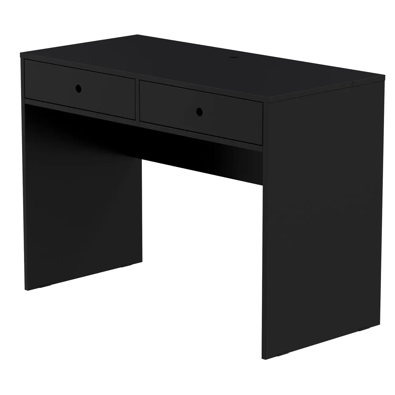 ESCRIVANINHA 2 GAVETAS 1,03 M X 51 CM PRATY - PRETO - Foto 16
