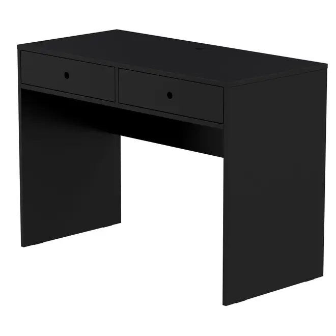 ESCRIVANINHA 2 GAVETAS 1,03 M X 51 CM PRATY - PRETO - Foto 16