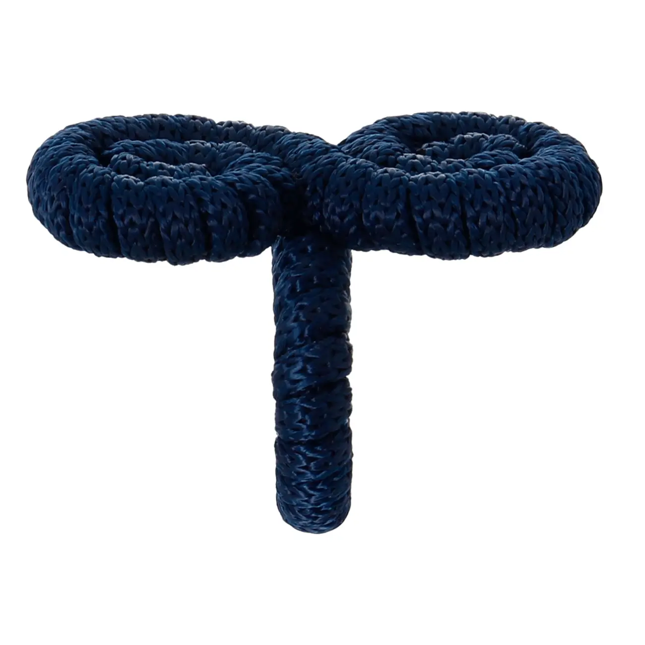 ARGOLA PARA GUARDANAPO CONJUNTO COM 2 PEÇAS ARABESCO - AZUL ESCURO - Foto 1