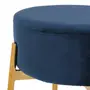 BANCO BAIXO DAISY - OURO/GALAXY BLUE - Foto 3