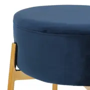 BANCO BAIXO DAISY - OURO/GALAXY BLUE - Foto 3