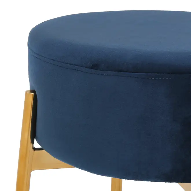 BANCO BAIXO DAISY - OURO/GALAXY BLUE - Foto 3