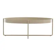 MESA DE CENTRO REDONDA 70 CM PIRIZ - AREIA - Foto 3