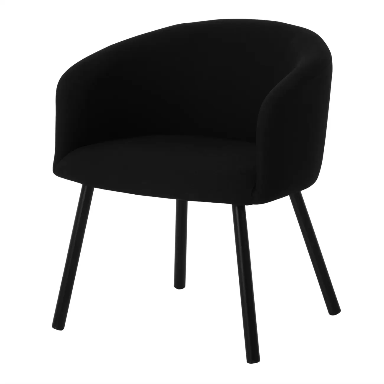 POLTRONA RALF - PRETO/PRETO - Foto 1