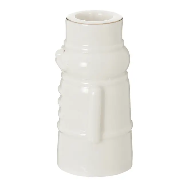 CASTIÇAL SOLDADINHO VILAREJO NOEL 10 CM - CREAM/OURO - Foto 5