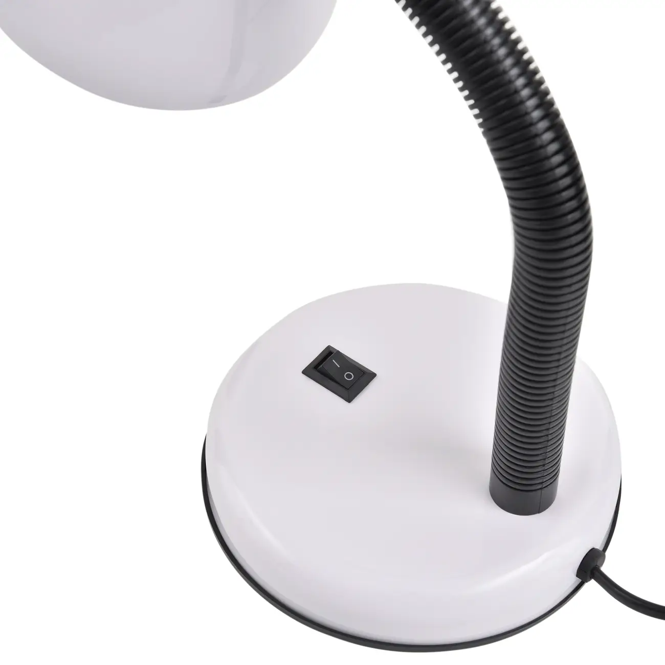 LUMINÁRIA DE MESA DIC CURVY - BRANCO/PRETO - Foto 8