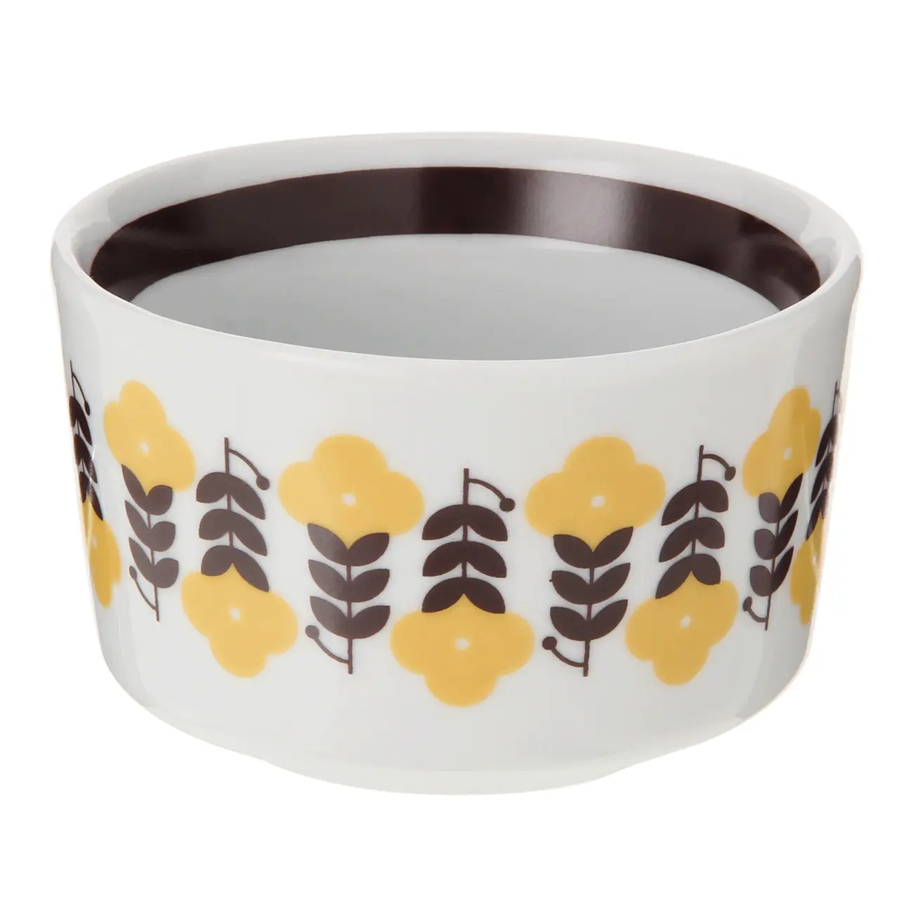 TIGELA 12 CM BLOOMBELOT - AMARELO HANBAR/MARROM DE LEI - Foto 2