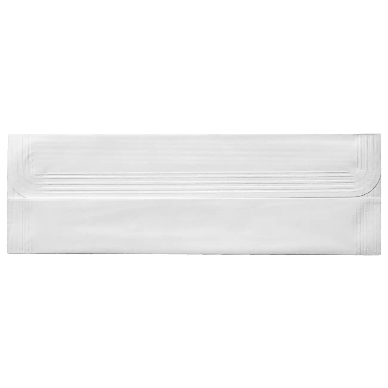 TOALHA DE LAVABO 25 CM X 28 CM COM 25 LINES - BRANCO - Foto 1