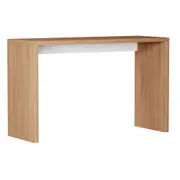 MESA DE ESCRITÓRIO 1,20 M X 45 CM FIND - FREIJÓ/BRANCO - Foto 1