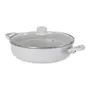 PANELA INDUÇÃO WOK COM TAMPA 28 CM CHEF - OFF WHITE/INCOLOR - Foto 2