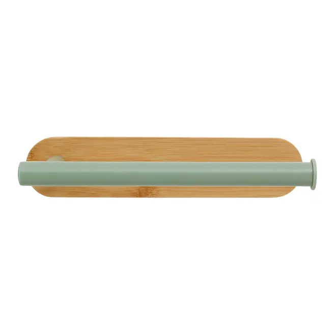 PORTA-TOALHA 23 CM BAMBUMIX - SÁLVIA/BAMBU - Foto 1