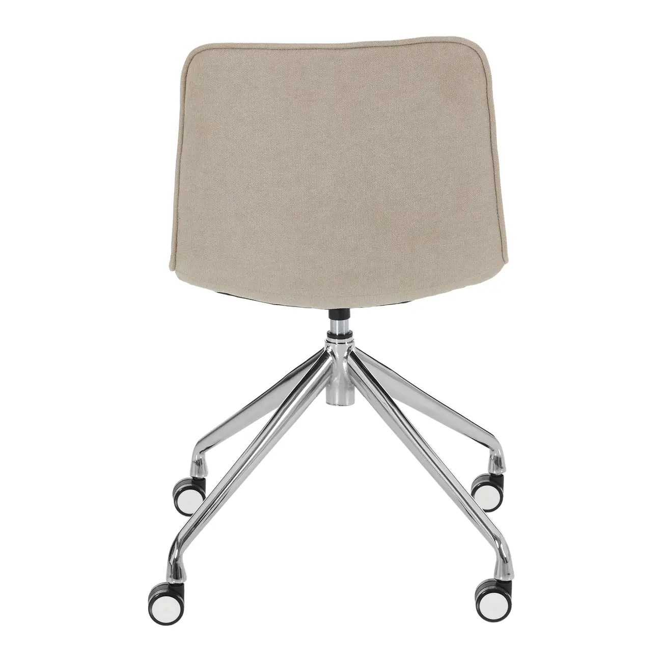CADEIRA HOME OFFICE CONFIDENT - CROMADO/CAMELO - Foto 5
