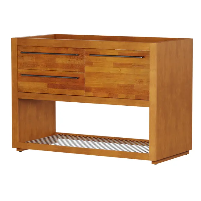 ARMÁRIO DE COZINHA INFERIOR 1,20 M 2 GAVETAS/1 PORTA BASCULANTE GOURMET - NOZES/ZINCO - Foto 2