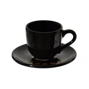 XÍCARA CAFÉ MYSTICAL - PRETO BRILHANTE/OURO - Foto 2
