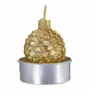 CIRCULOS KIT MINI VELAS C/6 FINE FESTIVITY - OURO - Foto 3