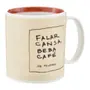 CANECA 350 ML IDA - FALAR CANSA - BEGE/PRETO - Foto 3