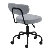 CADEIRA HOME OFFICE MIER - PRETO/CINZA - Foto 5