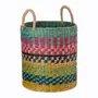 CESTO 35 CM X 24 CM X 24 CM BOLGATANGA - NOZ MOSCADA/MULTICOR - Foto 4
