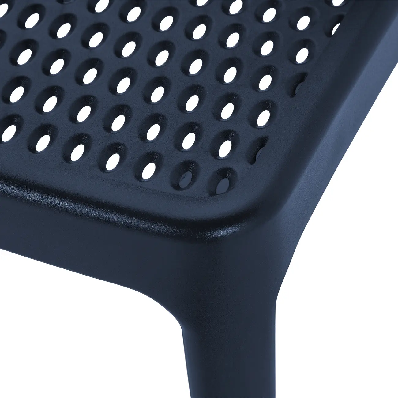 CADEIRA PARA ÁREA EXTERNA EMPILHÁVEL DOTS - ULTRAMARINE PROFUNDO - Foto 8