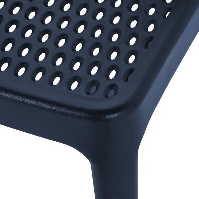 CADEIRA PARA ÁREA EXTERNA EMPILHÁVEL DOTS - ULTRAMARINE PROFUNDO - Foto 8