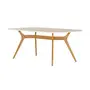 MESA DE JANTAR 1,80 M X 1 M ORGANIC - FREIJÓ/BRANCO - Foto 3