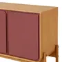 BUFFET 4 PORTAS 1,87 M X 45 CM ANTÚRIO - MACCHIATO/RODONITA - Foto 11