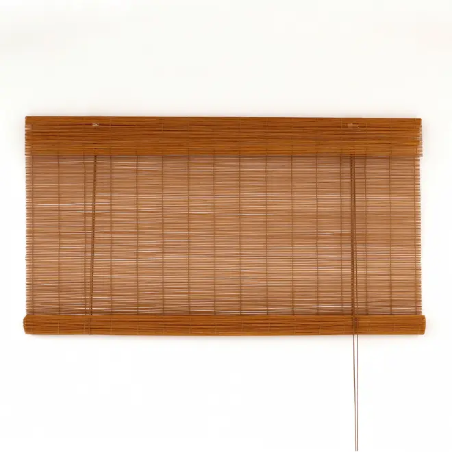 PERSIANA ROLL COM BANDÔ 1,20 M X 1,60 M BAMBU BAMBA - NOZES/BEGE - Foto 3