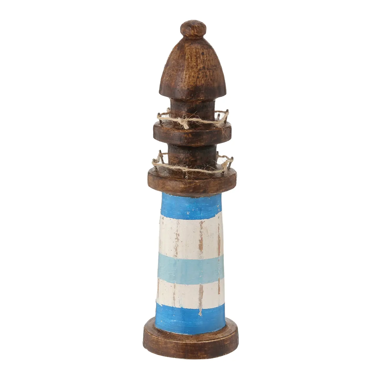 ADORNO 28 CM MARAÚ TAIPU FAROL - PAULOWNIA/MULTICOR - Foto 2