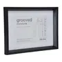 MOLDURA A5 14 CM X 21 CM GROOVED - PRETO - Foto 2